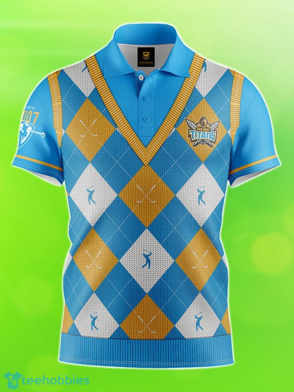 Gold Coast Titans NRL Fairway Golf Polo Shirt Best Gift Men And Women For Fans Product Photo 1