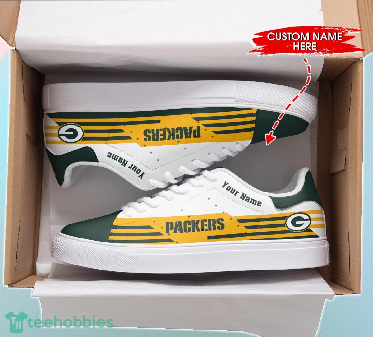 Green Bay Packers Personalized Stan Smith Sneakers Impressive Gift For Men And Women Fans Product Photo 2