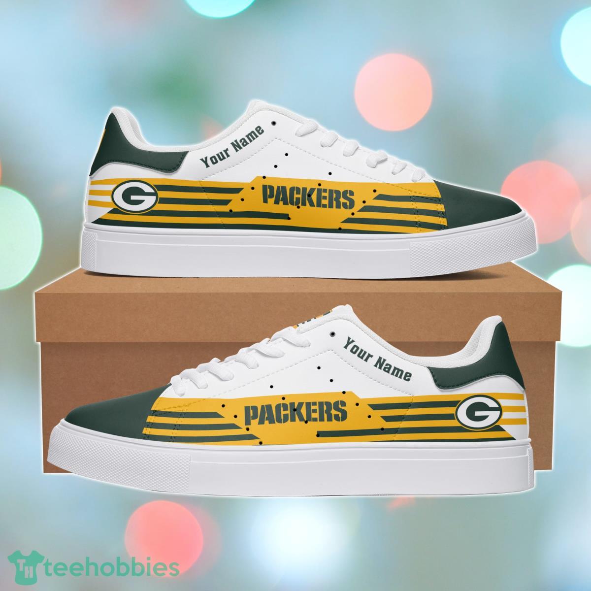 Green Bay Packers Personalized Stan Smith Sneakers Impressive Gift For Men And Women Fans Product Photo 1