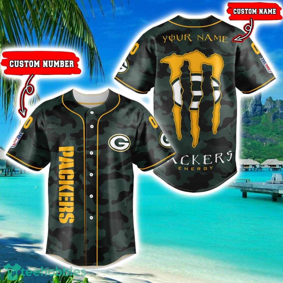 Green Bay PackersCustom NFL Baseball Jersey Shirt Best Gift For Men And Women Fans Product Photo 1