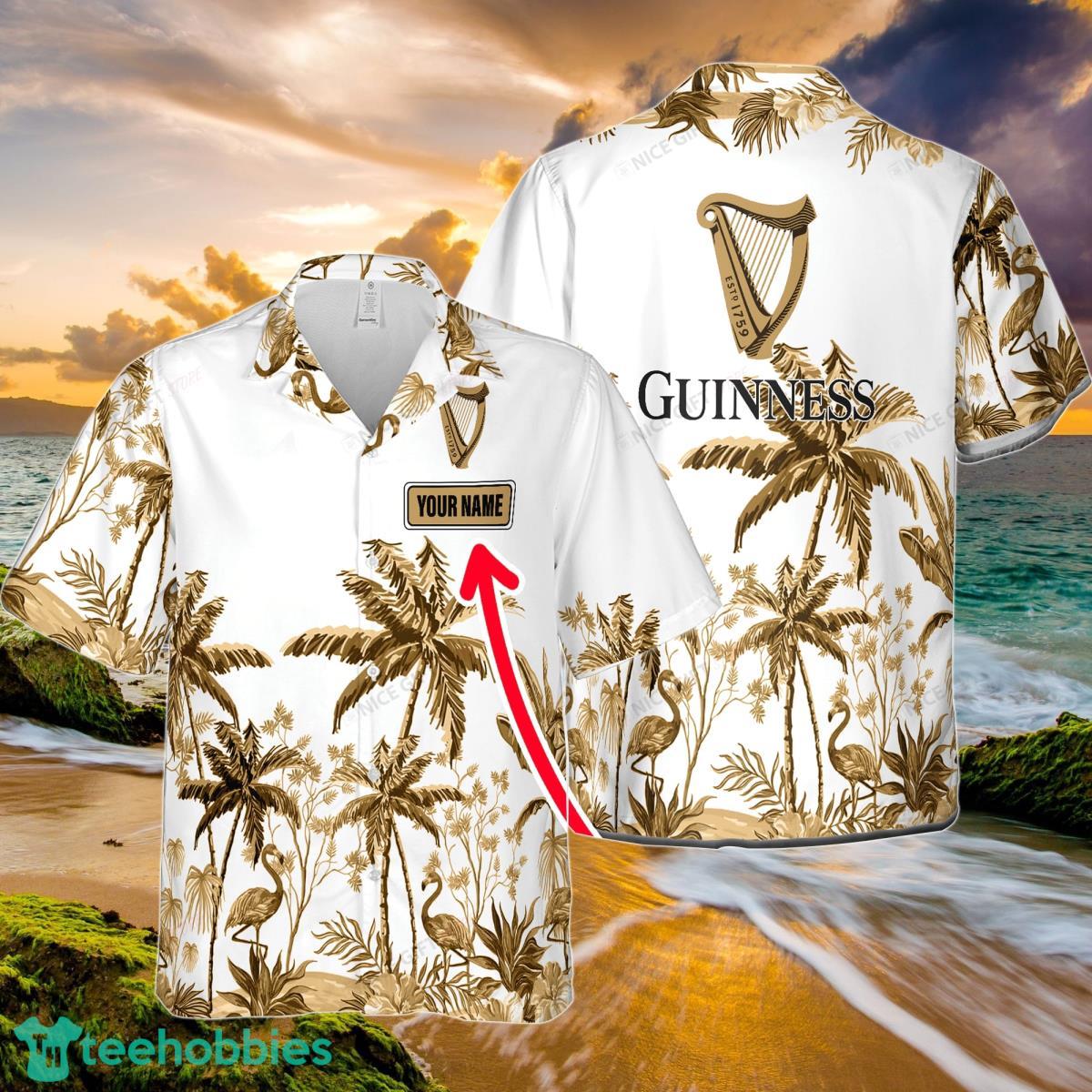 Guinness Custom Name Hawaiian Shirt Special Gift For Men And Women Product Photo 1