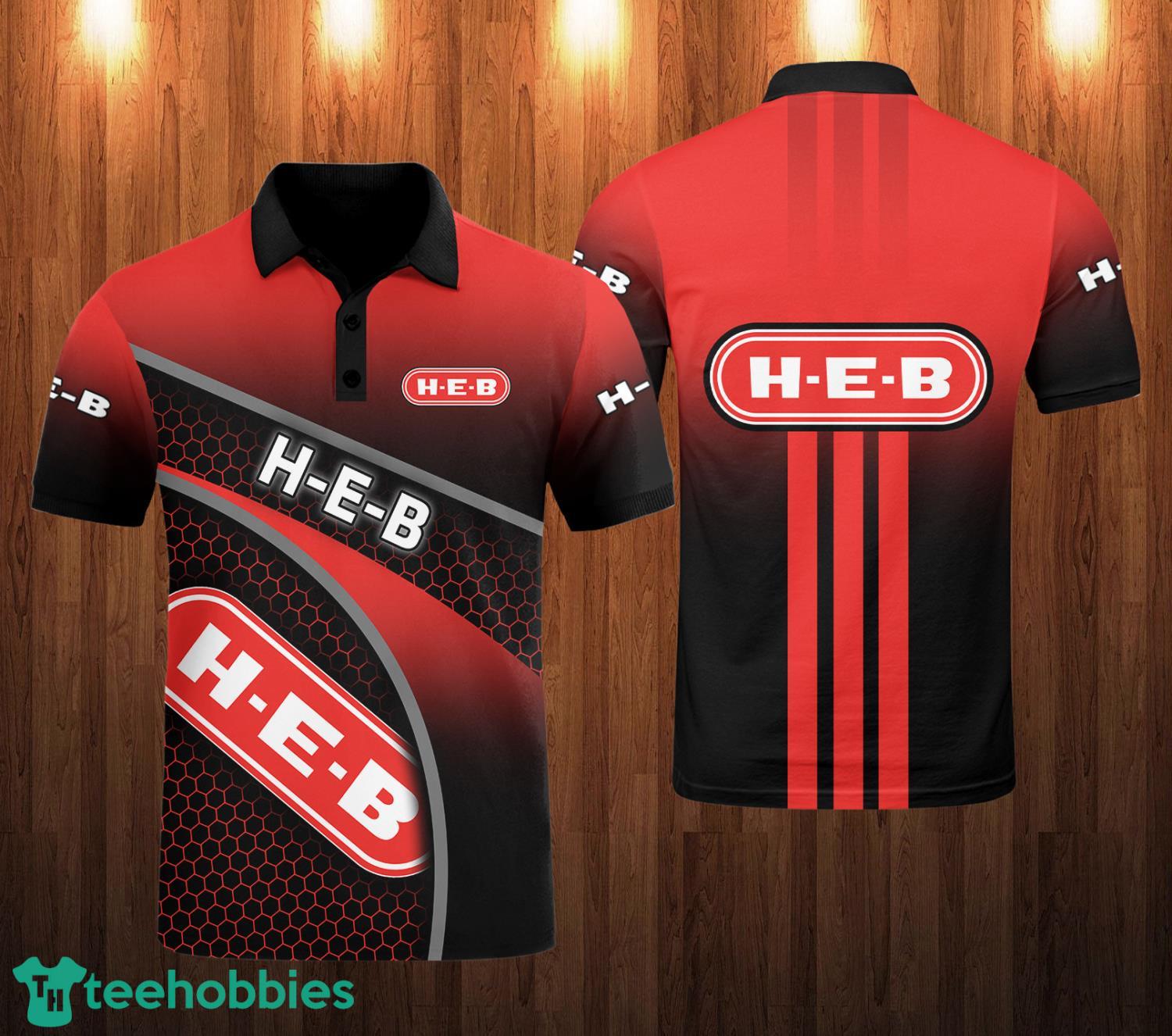 H-E-B Polo Shirt Best Sport Gift For Fans Striped