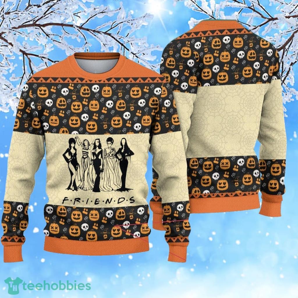Halloween Friends Squad Goals Ugly Christmas Sweater 3D Gift For Men And Women Product Photo 1