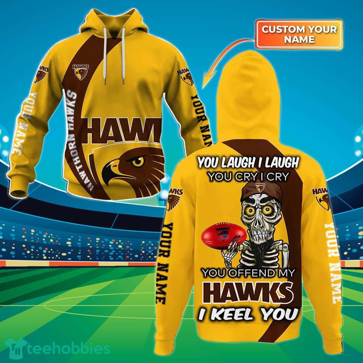 I love Hawthorn” AFL Inspired Apparels, Merchandise, T Shirts
