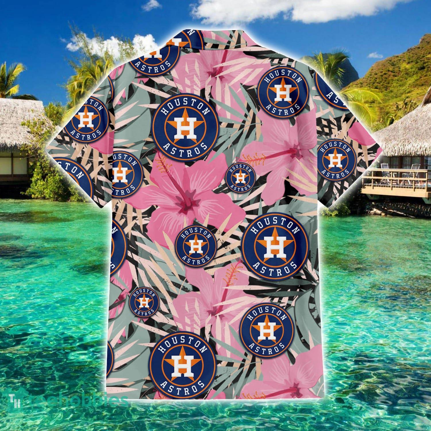 Houston Astros Team Hibiscus Pattern Aloha Hawaiian Shirt Summer