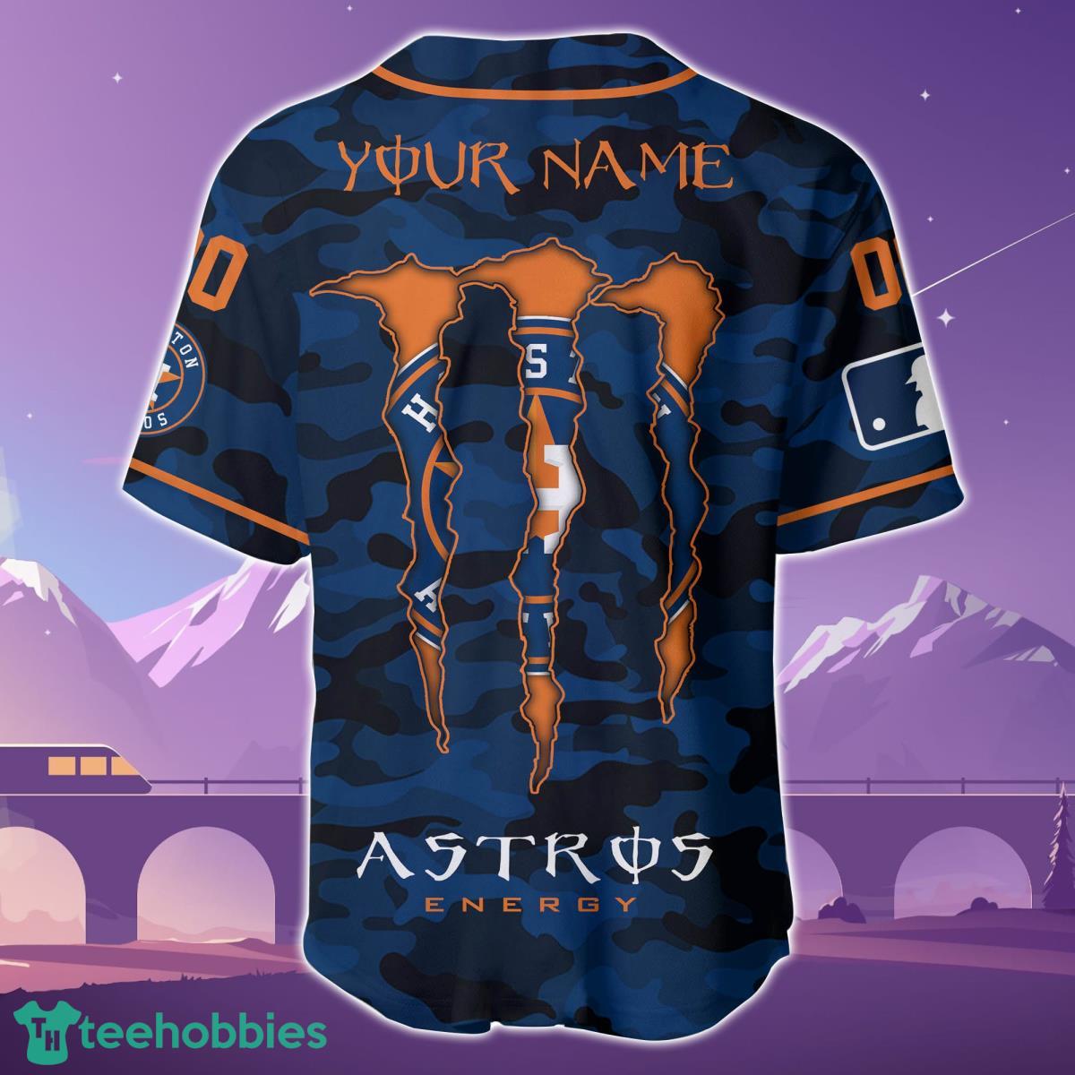 Houston Astros Custom Name & Number Baseball Jersey Best Gift For Men And Women Product Photo 1