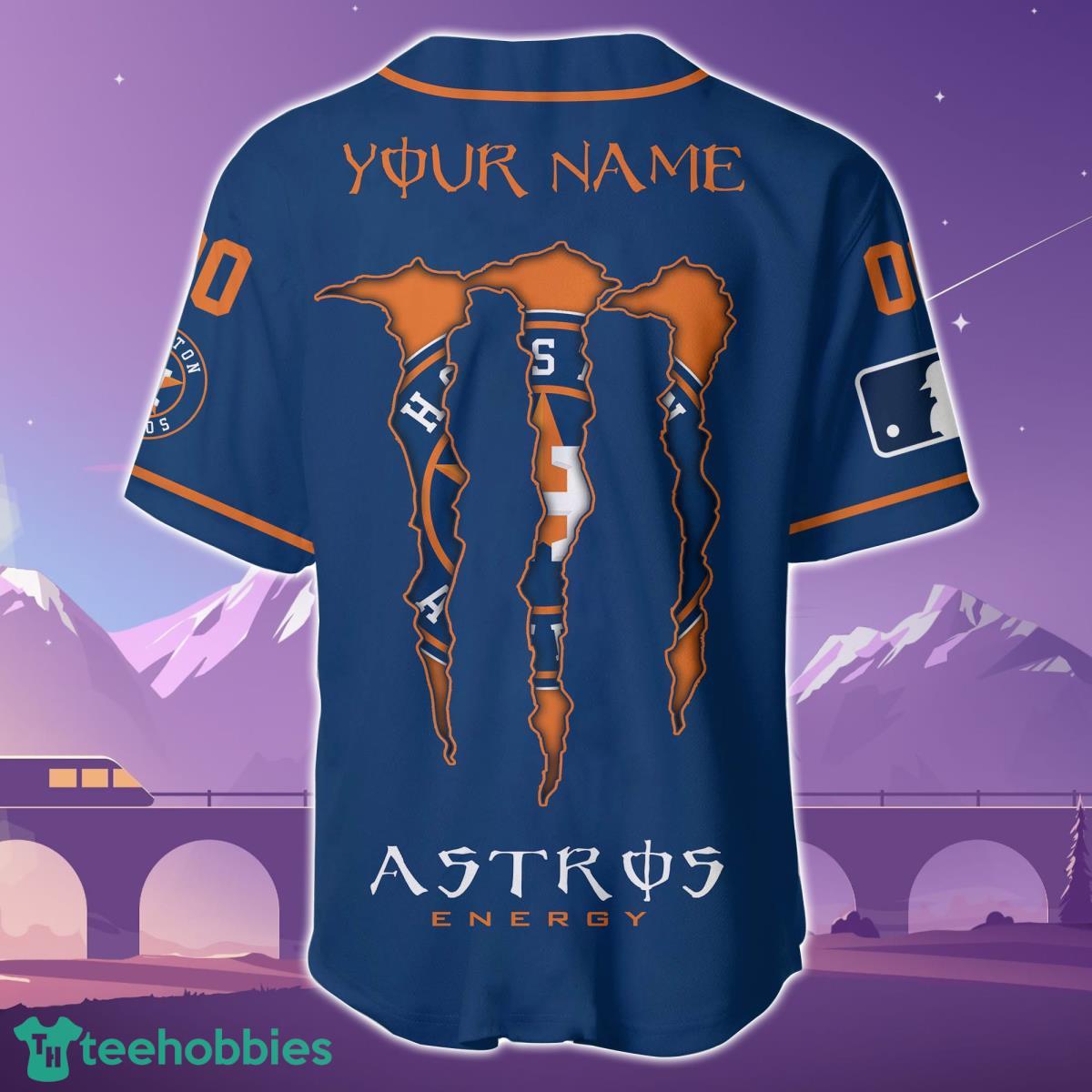 Houston Astros Custom Name & Number Baseball Jersey Special Gift For Men And Women Product Photo 1
