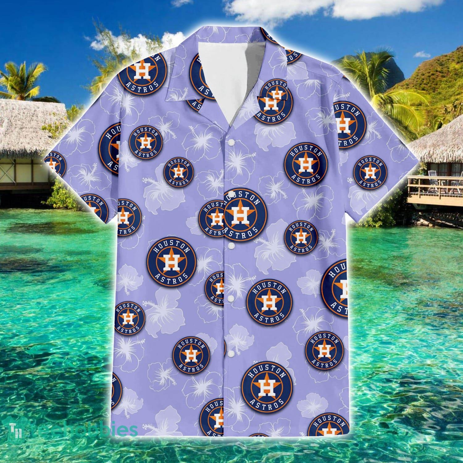 Houston Astros Floral Summer Gift Men And Women Hawaiian Shirt