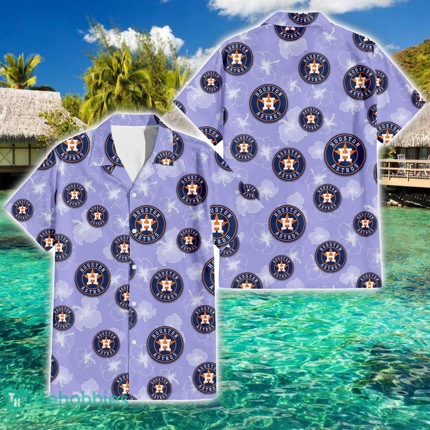 Houston Astros Floral Summer Gift Men And Women Hawaiian Shirt