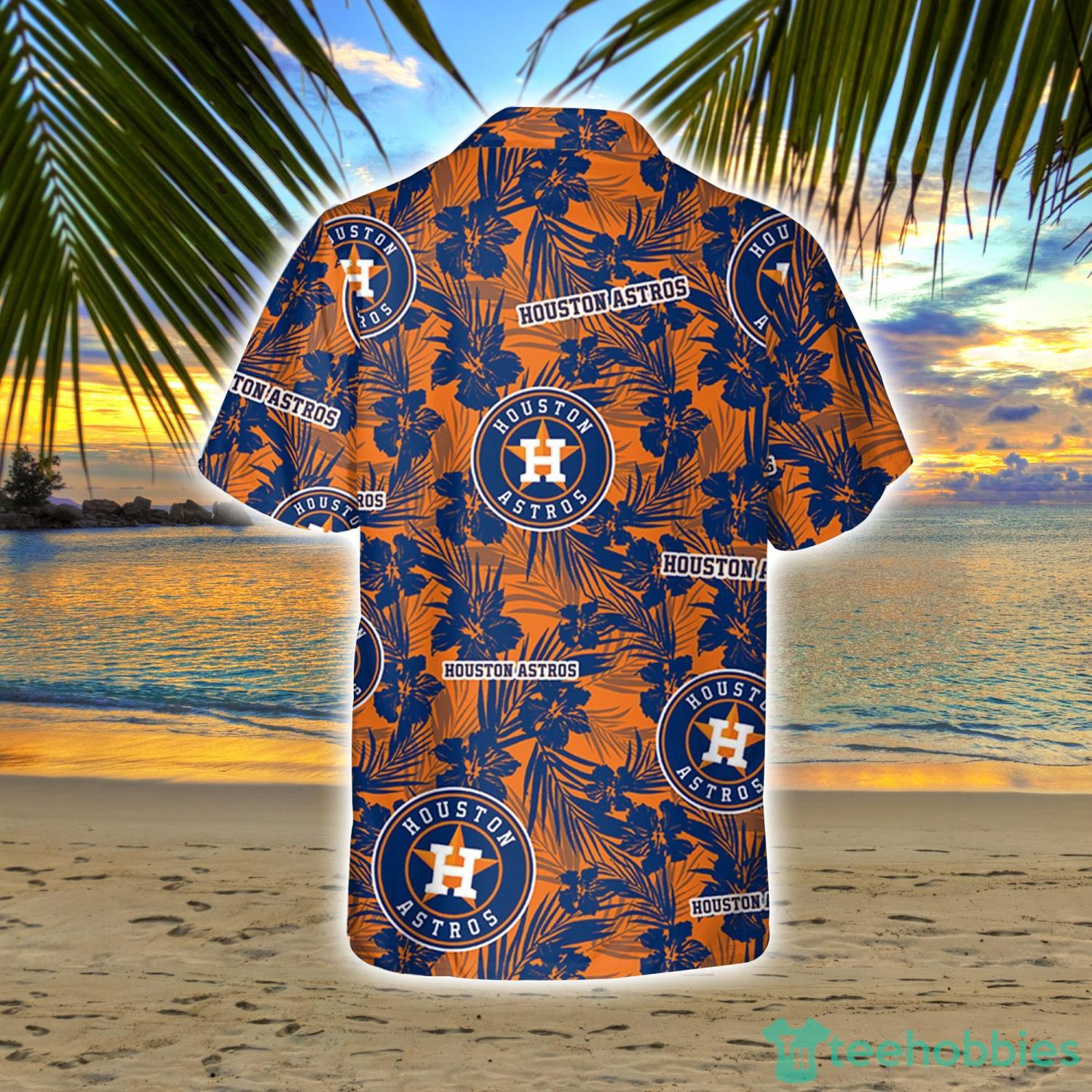 Houston Astros Tropical Flower Hawaiian Shirt And Shorts Best Gift