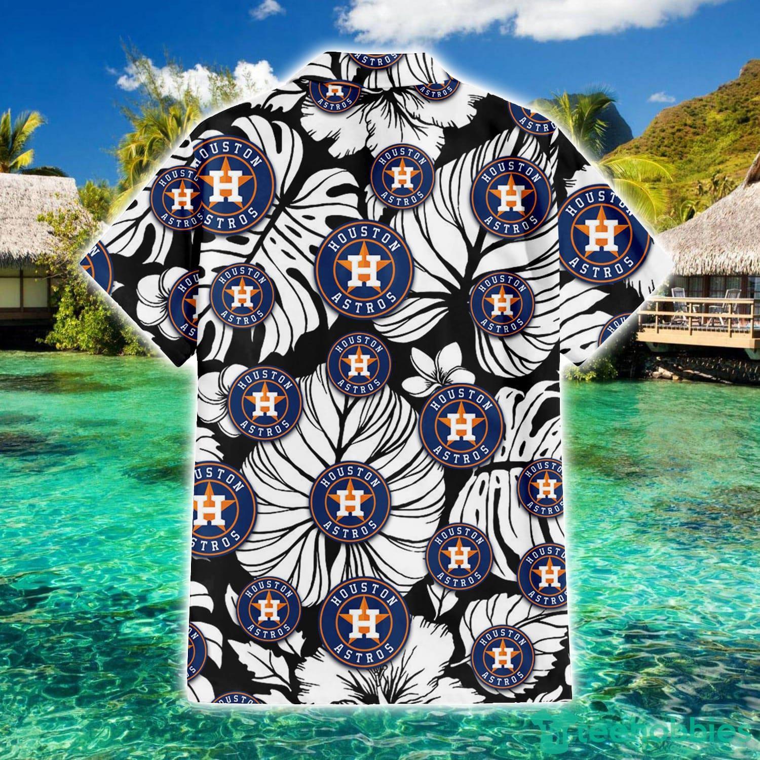 Houston Astros Hibiscus Tropical Hawaiian Shirt Men And Women