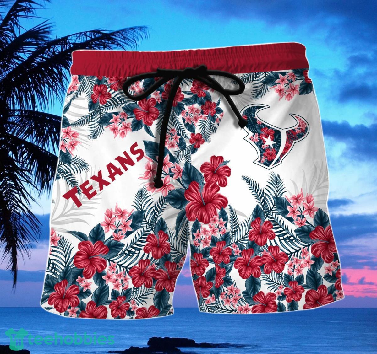 Houston Texans Hawaiian Shirt, Shorts, Combo Hawaiian Shirt And Shorts Best  Gift For Men And Women Fans