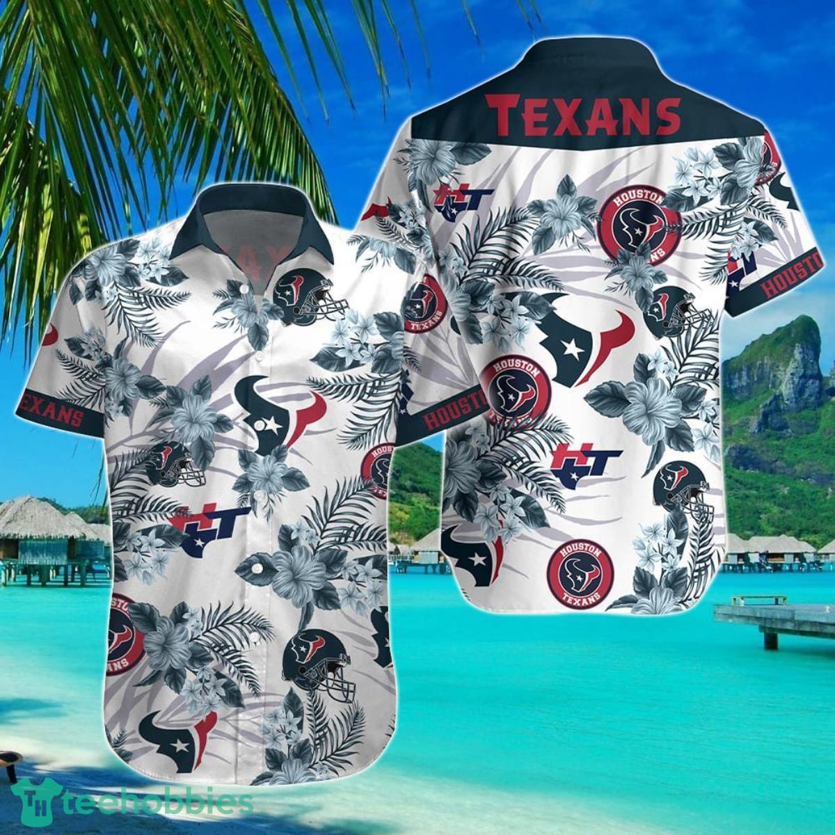 Houston Texans-NFL Floral Hawaii Shirt Best Gift For Men And Women Fans Product Photo 1