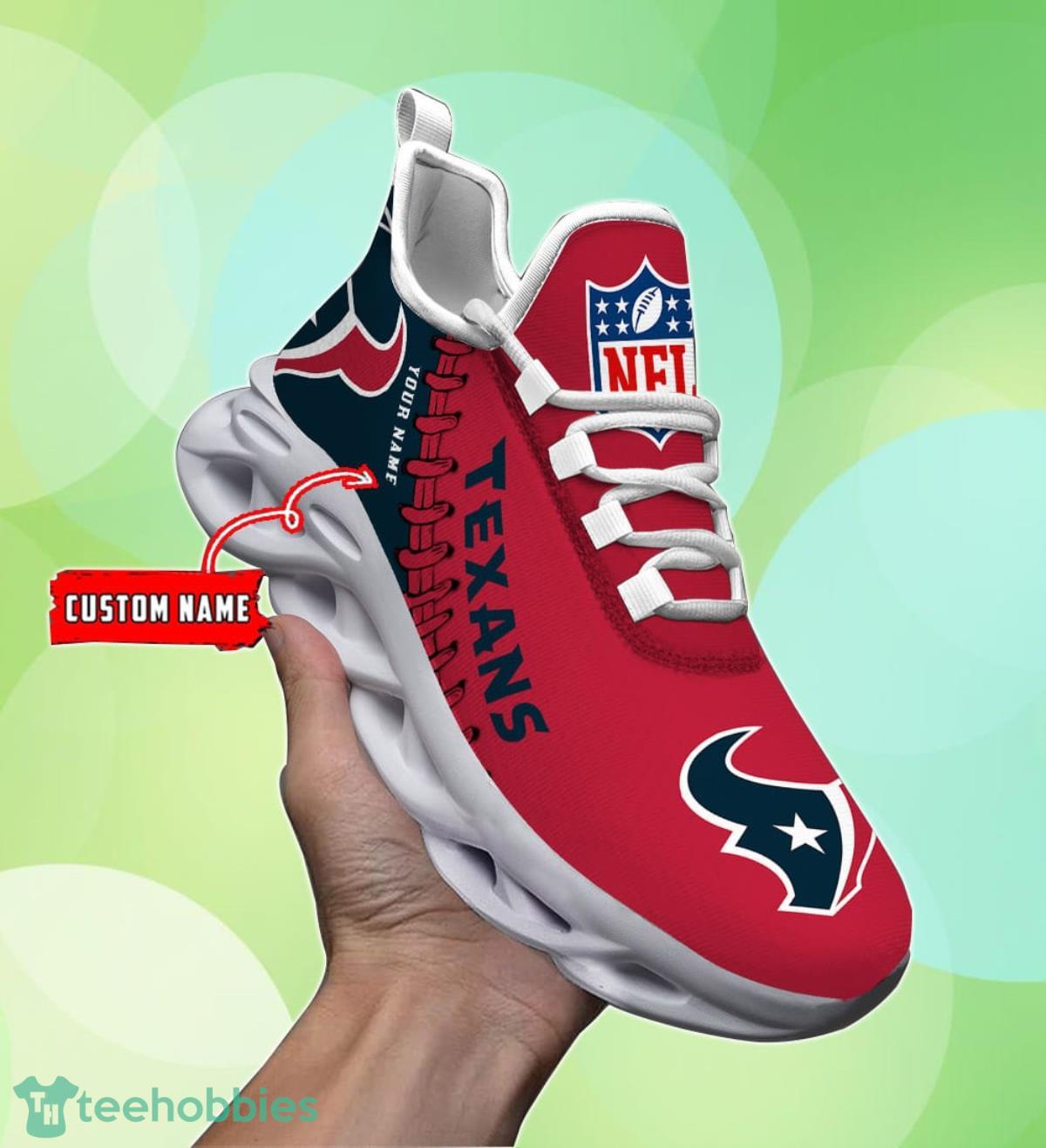 Houston Texans-Personalized Max Soul Shoes Impressive Gift For Men And Women Fans Product Photo 2