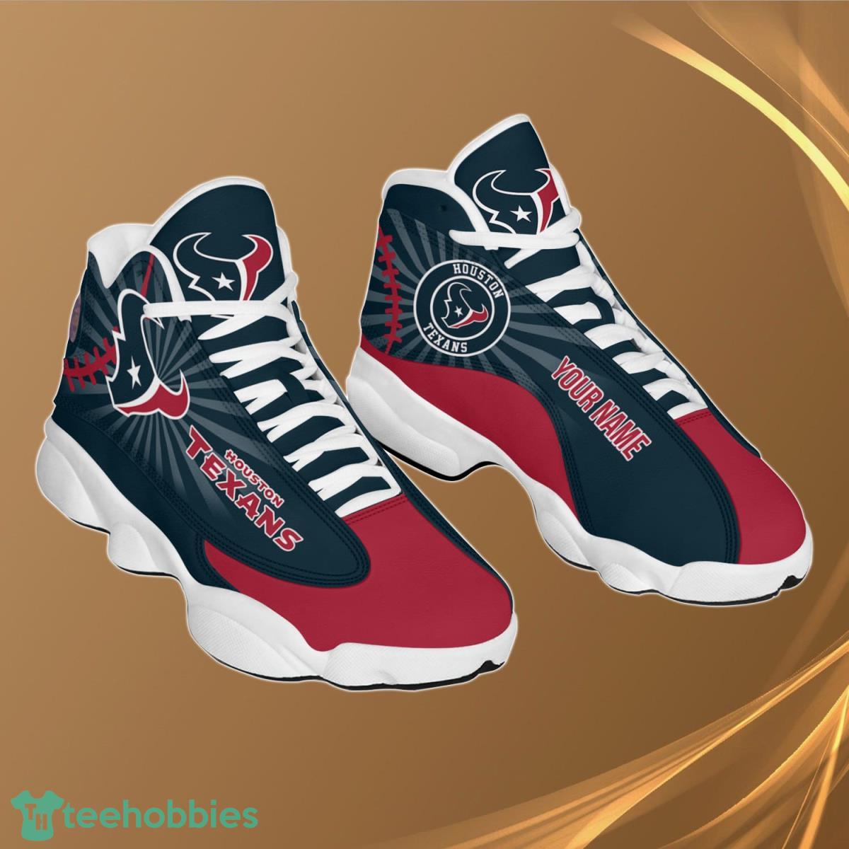 Houston Texans Personalzied Name Air Jordan 13 Shoes Best Gift Fans Product Photo 1