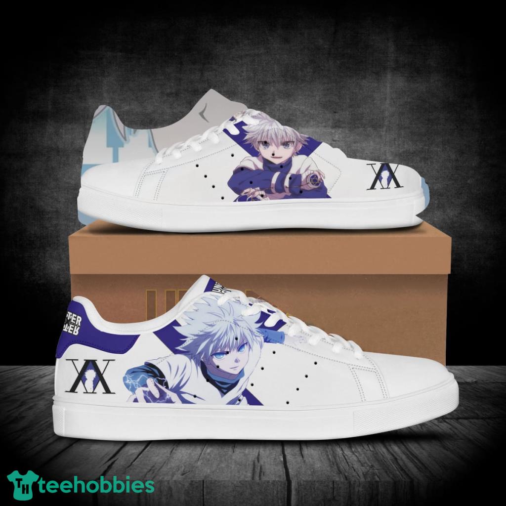 Killua Zoldyck Hunter x Hunter Custom Anime Skate Shoes For Anime Fans