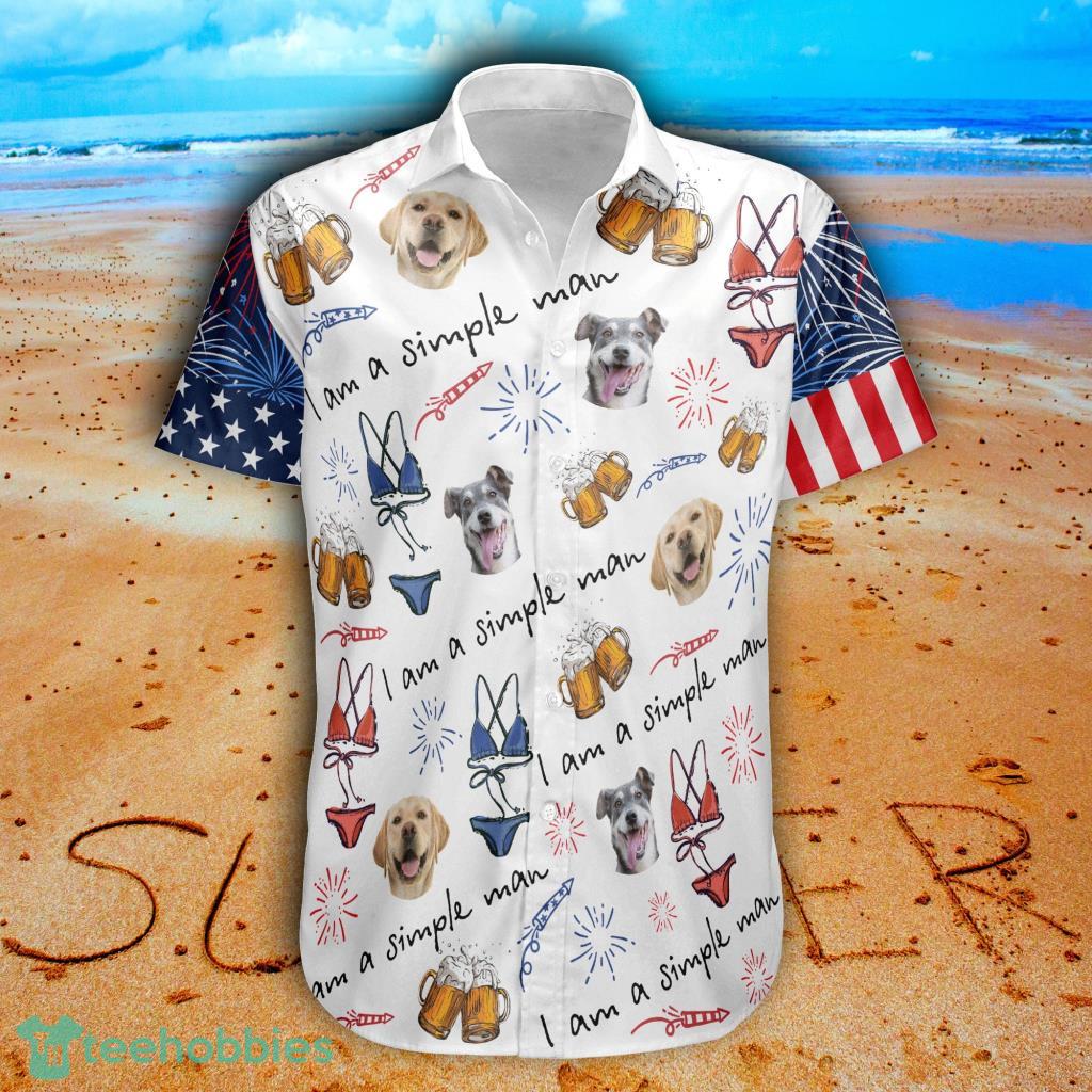 I Am A Simple Man Dog Lover Personalized Hawaiian Shirt Product Photo 1