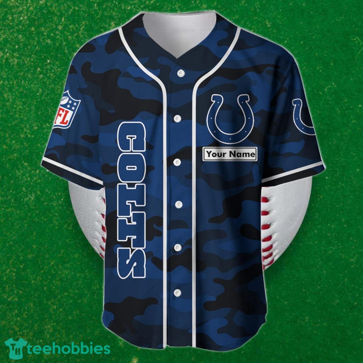 Indianapolis Colts Custom Name Baseball Jersey NFL Shirt Best Gift
