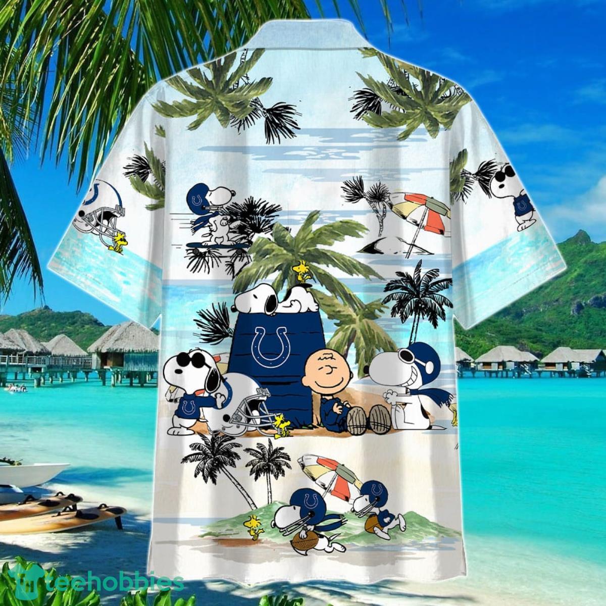 NFL Indianapolis Colts Hawaiian Shirt White Blue - Ingenious Gifts Your  Whole Family