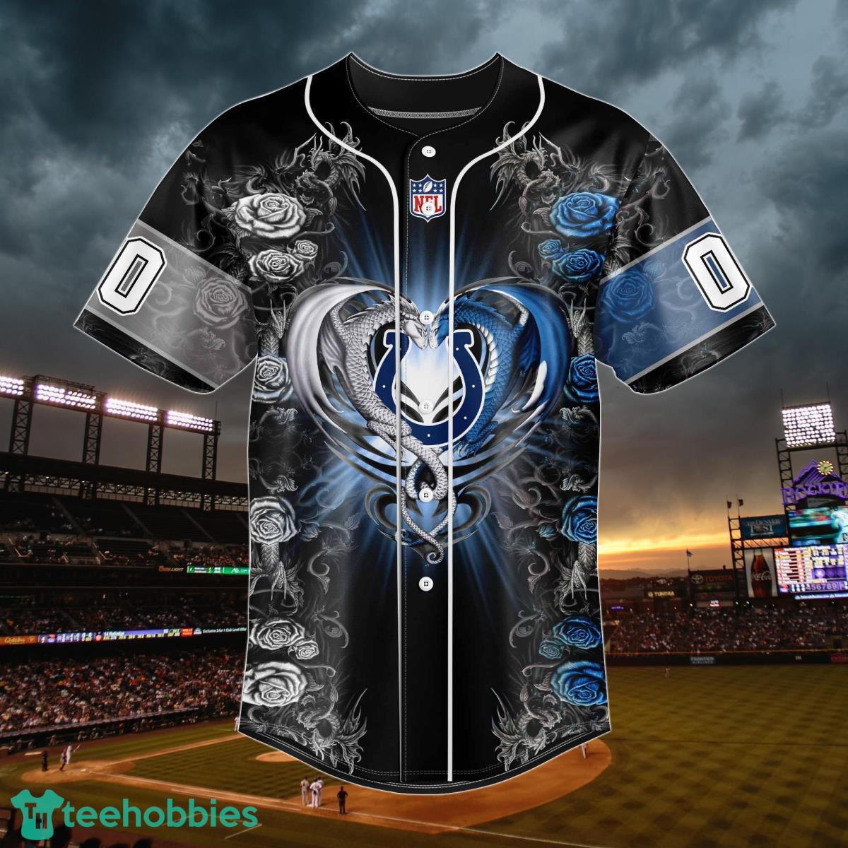 Personalized Indianapolis Colts Camo All Over Print 3D Baseb