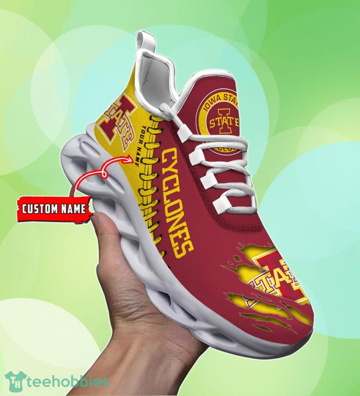 Iowa State Cyclones Personalized Max Soul Shoes Unique Gift For Men And Women Fans Product Photo 1