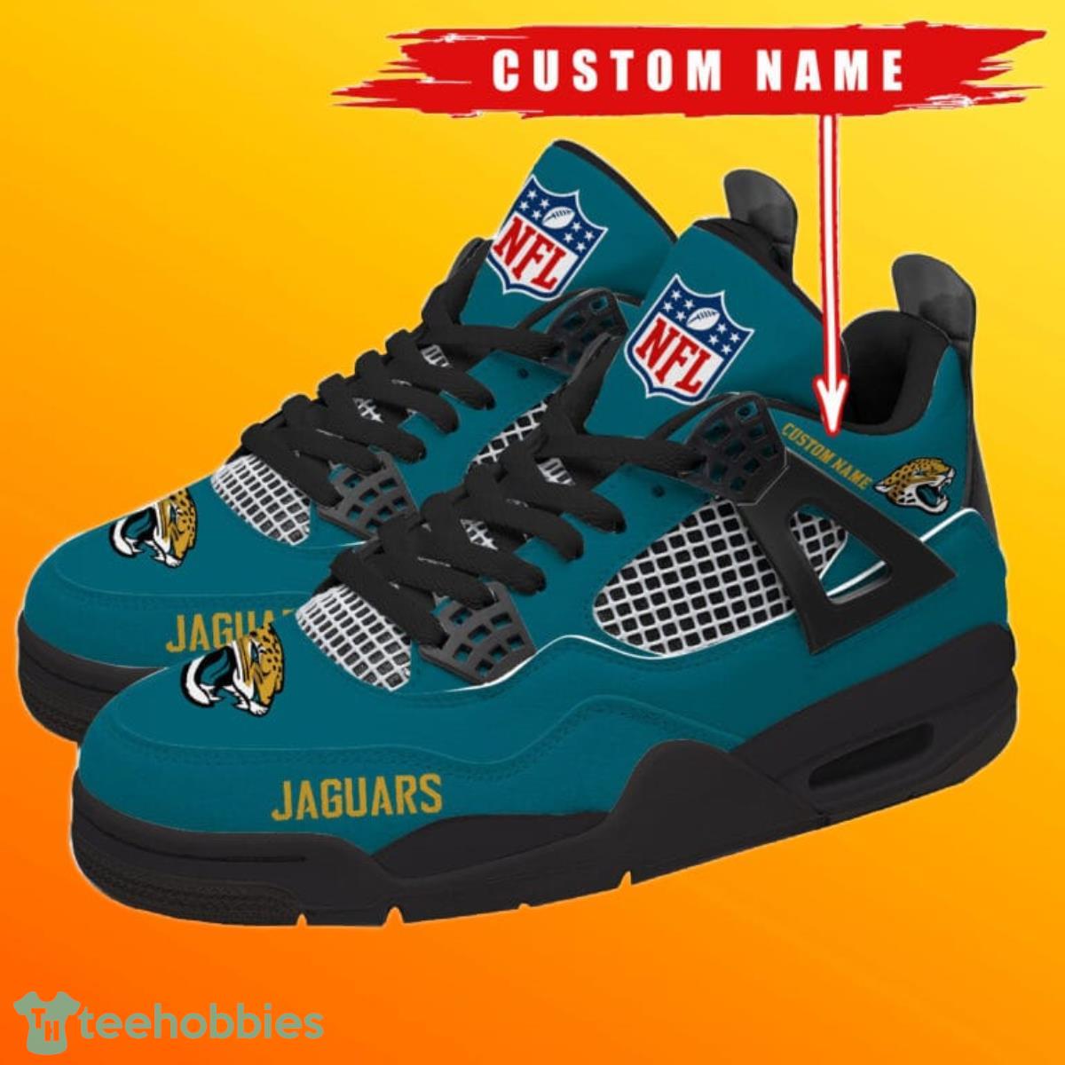 Jacksonville Jaguars NFL Personalized Air Jordan 13 Sport Shoes