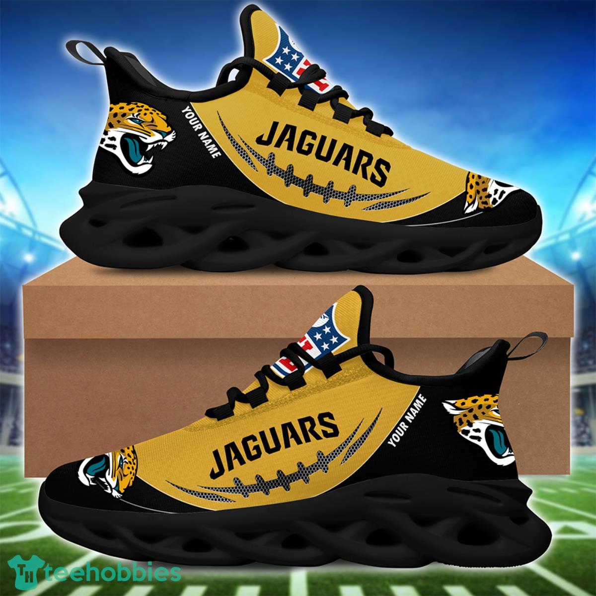 Jacksonville Jaguars NFL Clunky Sneakers Custom Name Sport Max Soul Shoes  For Fan