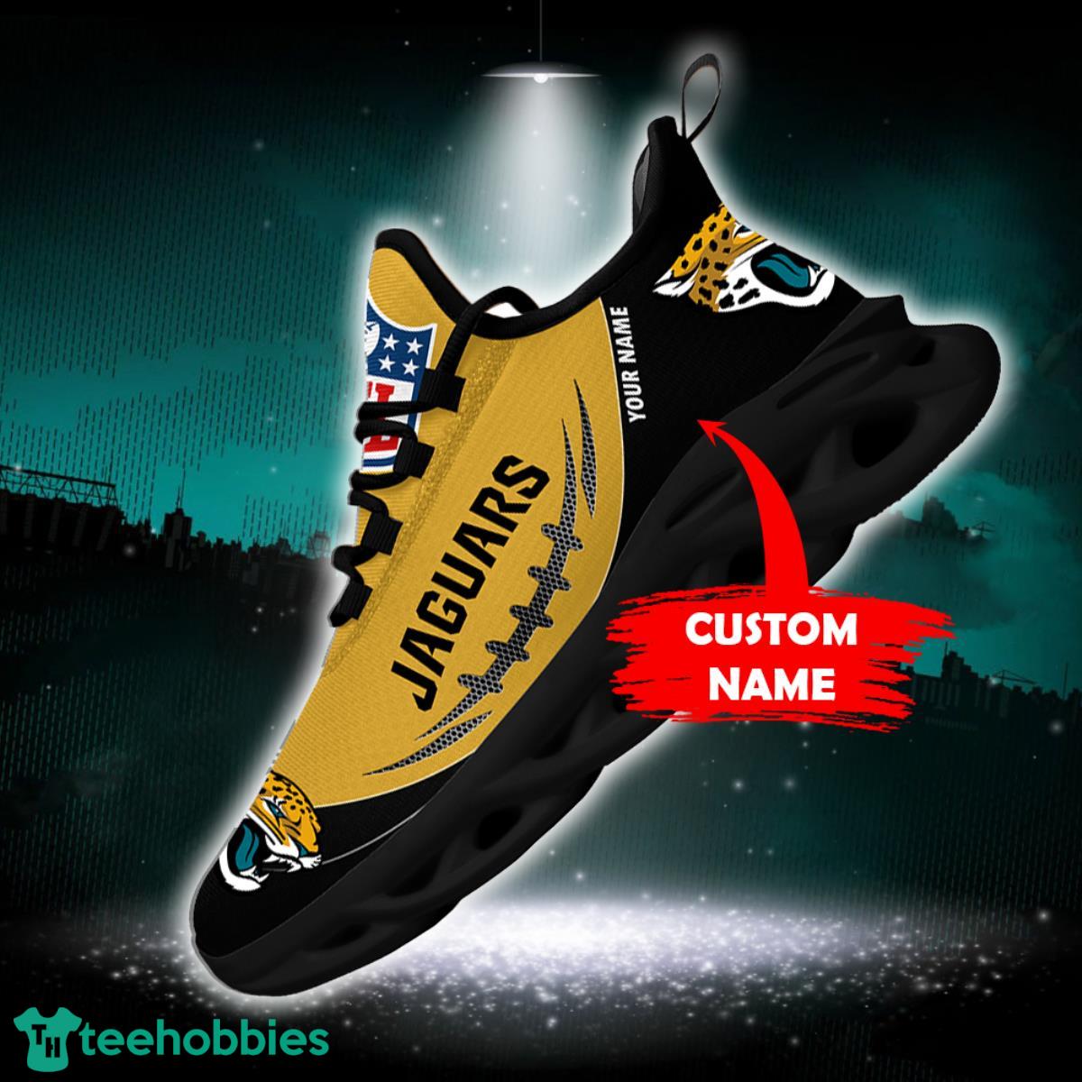 Jacksonville Jaguars Personalized Name NFL Max Soul Shoes Men And Women For  Fans