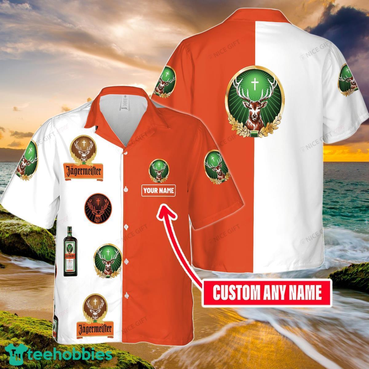 Jagermeister Custom Name Hawaiian Shirt Best Gift For Fans Product Photo 1