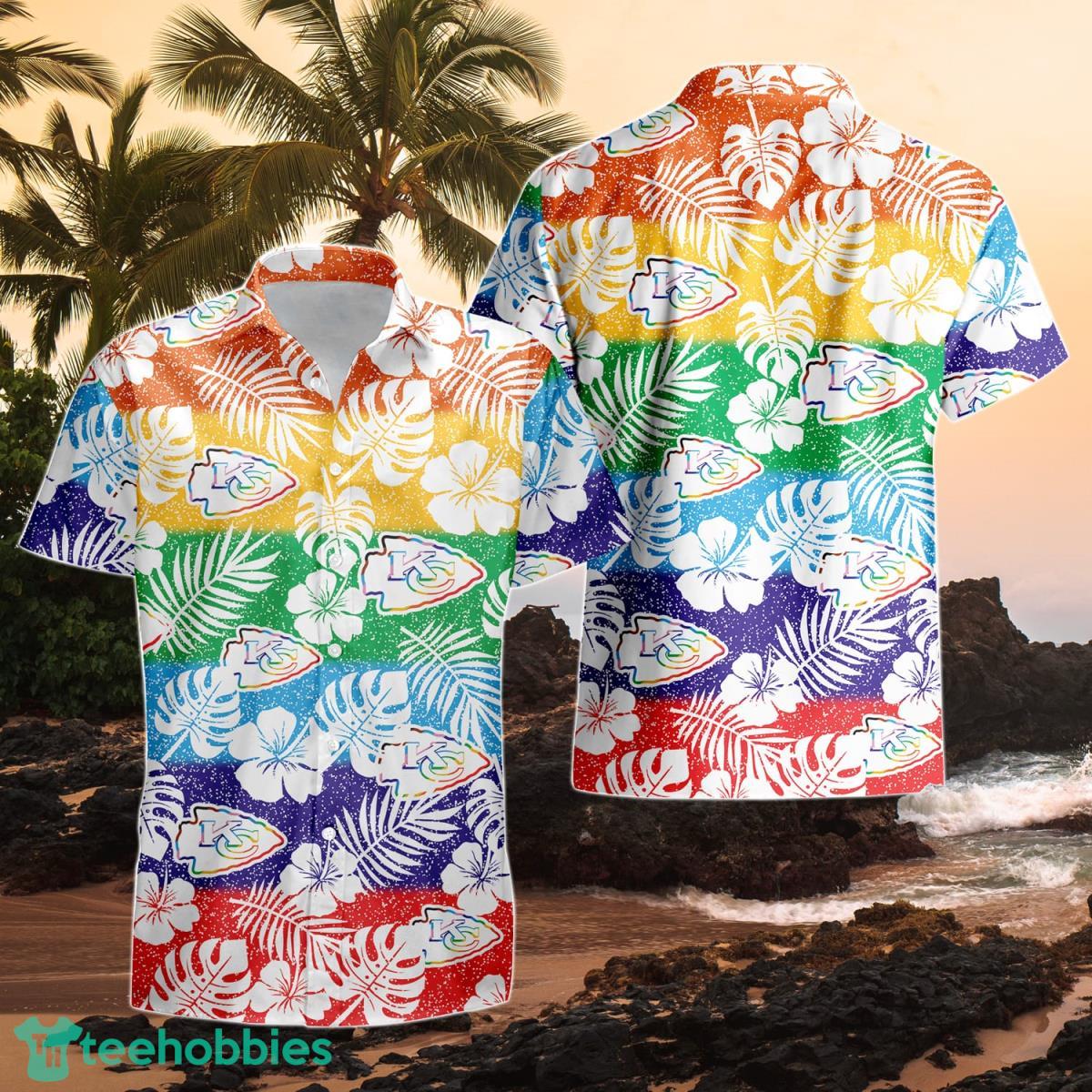 Kansas City Chiefs NFL LGBT Aloha Hawaiian Shirt For Men And Women