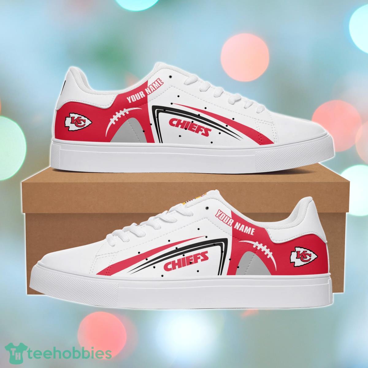 Kansas City Chiefs Personalized Stan Smith Sneakers Best Gift For Men And Women Fans Product Photo 1