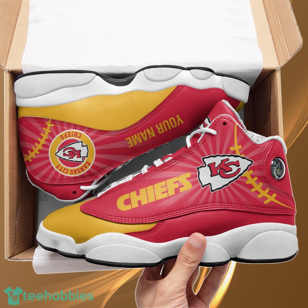 Kansas City Chiefs Personalzied Name Air Jordan 13 Shoes Best Gift