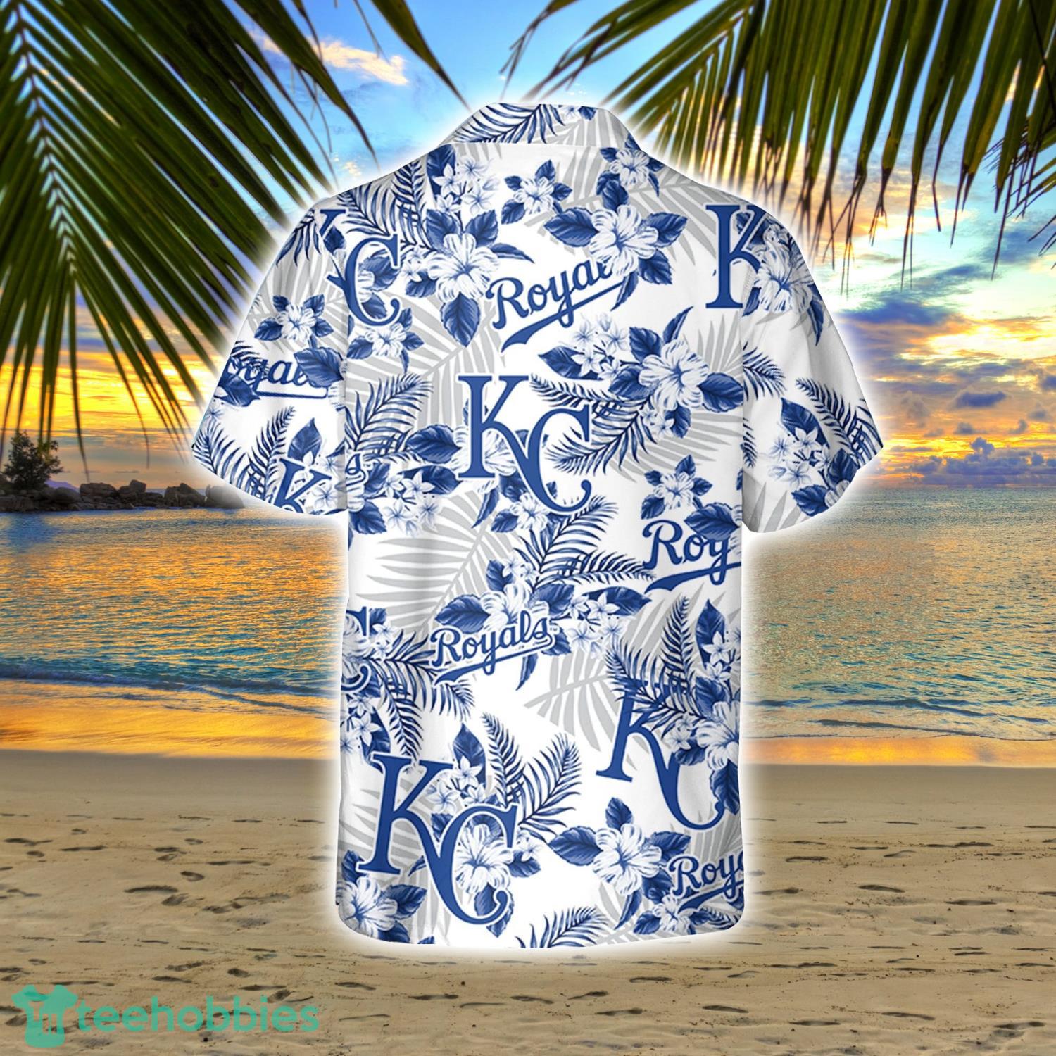 Kansas City Royals Tropical Flower Shorts Sleeve Hawaiian Shirt
