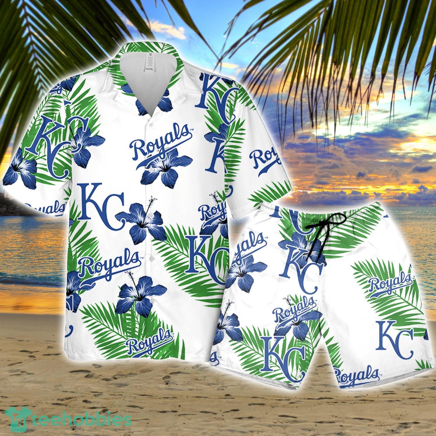 Kansas City Royals 3D Hawaiian Shirts flower summer gift for fans