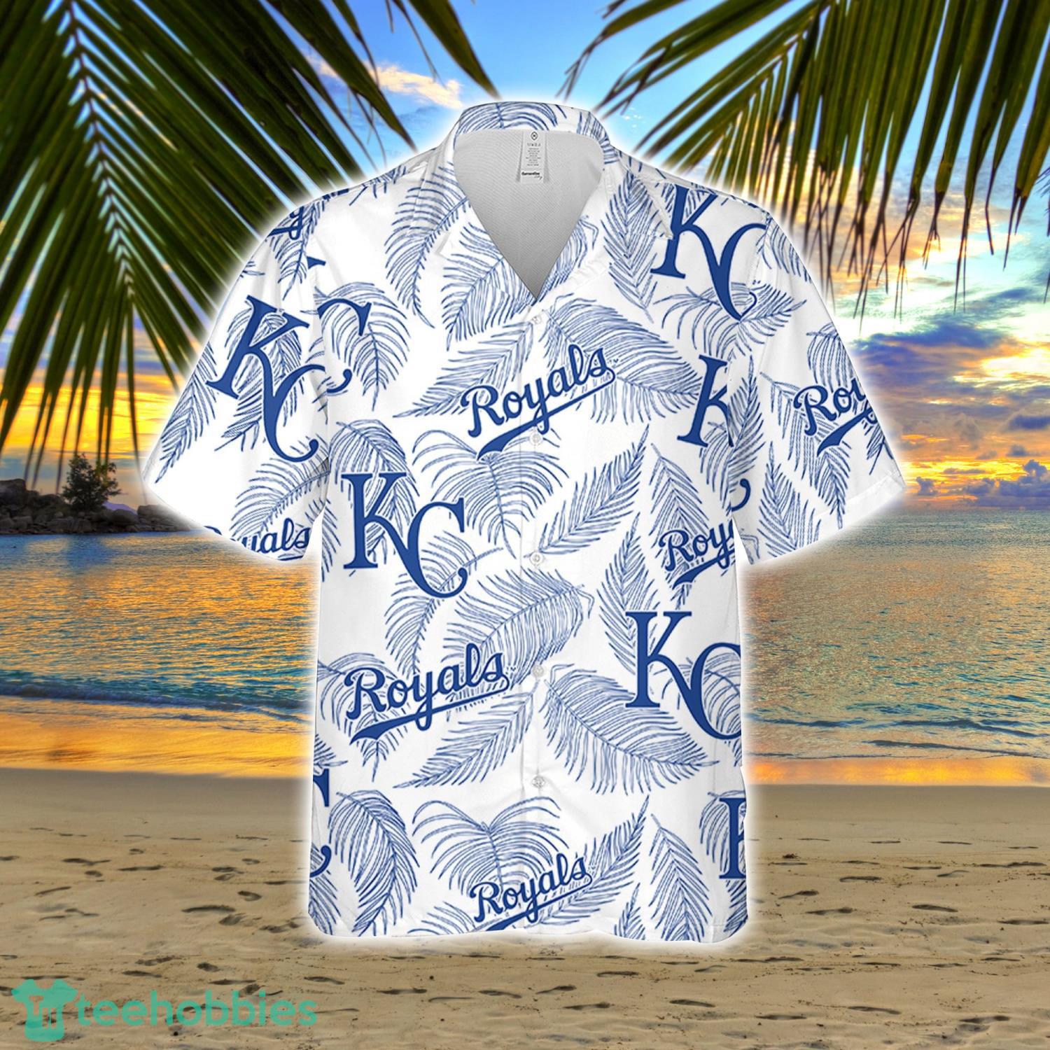 MLB Logo Kansas City Royals Aloha Summer Hawaiian Shirt For Men