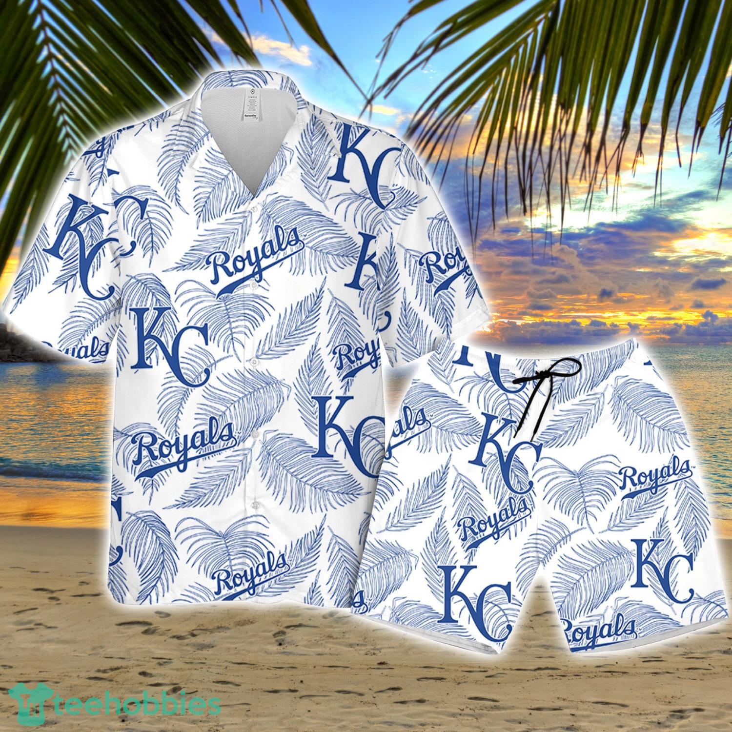 Personalized Kansas City Royals Blue Hawaiian Shirt And Short