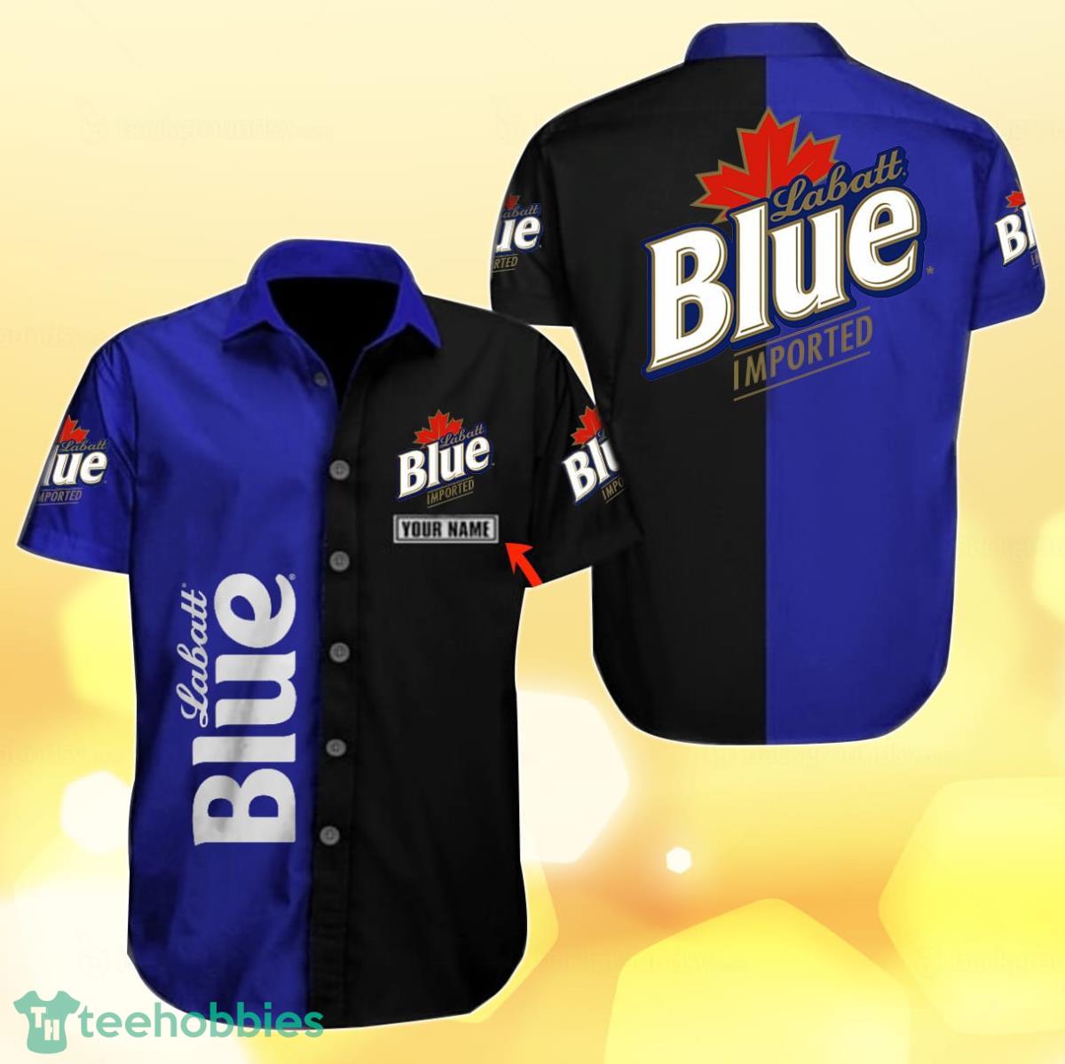 Labatt Blue Multicolor Hawaii Shirt Custom Name Best Gift For Men And Women Fans Product Photo 1