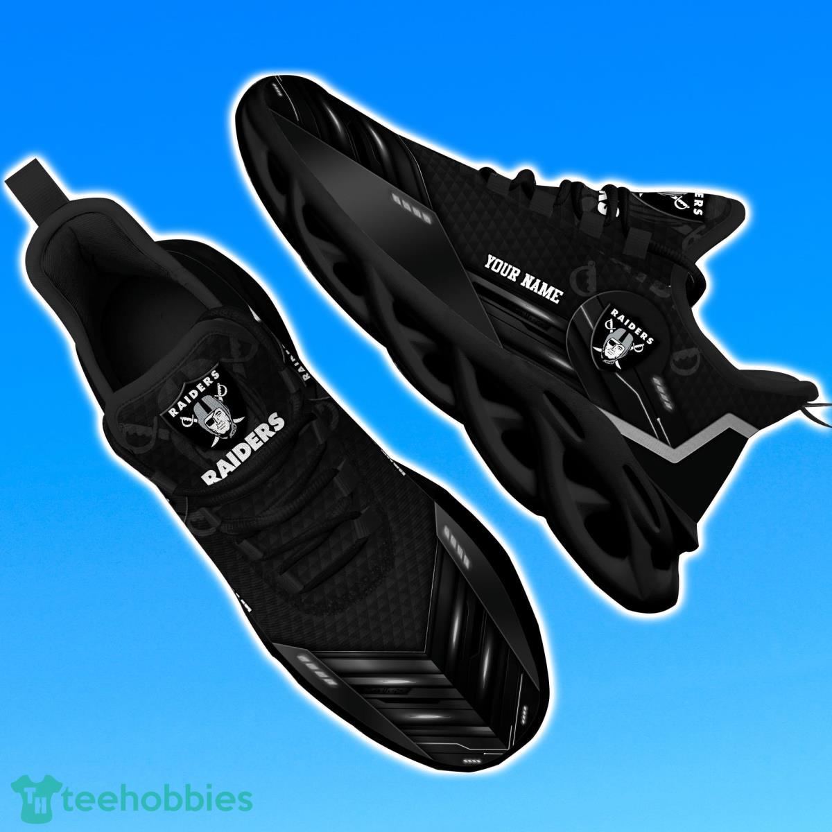 Las Vegas RaidersPersonalized NFL Sport Black Max Soul Shoes Best Gift For Men And Women Fans Product Photo 1