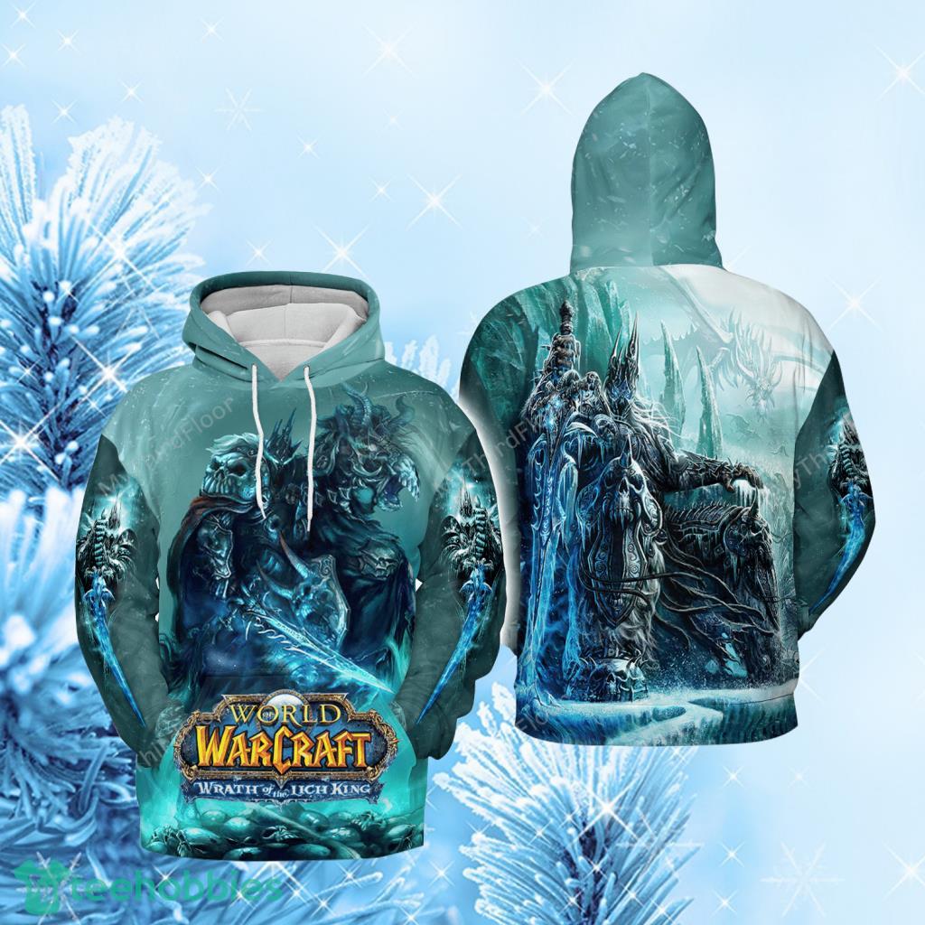 Lich King Wotlk Wow Classic Midweight Aop Hoodie 3D All Over Print Product Photo 1 Lich King Wotlk Wow Classic Midweight Aop Hoodie 3D All Over Print Product Photo 1