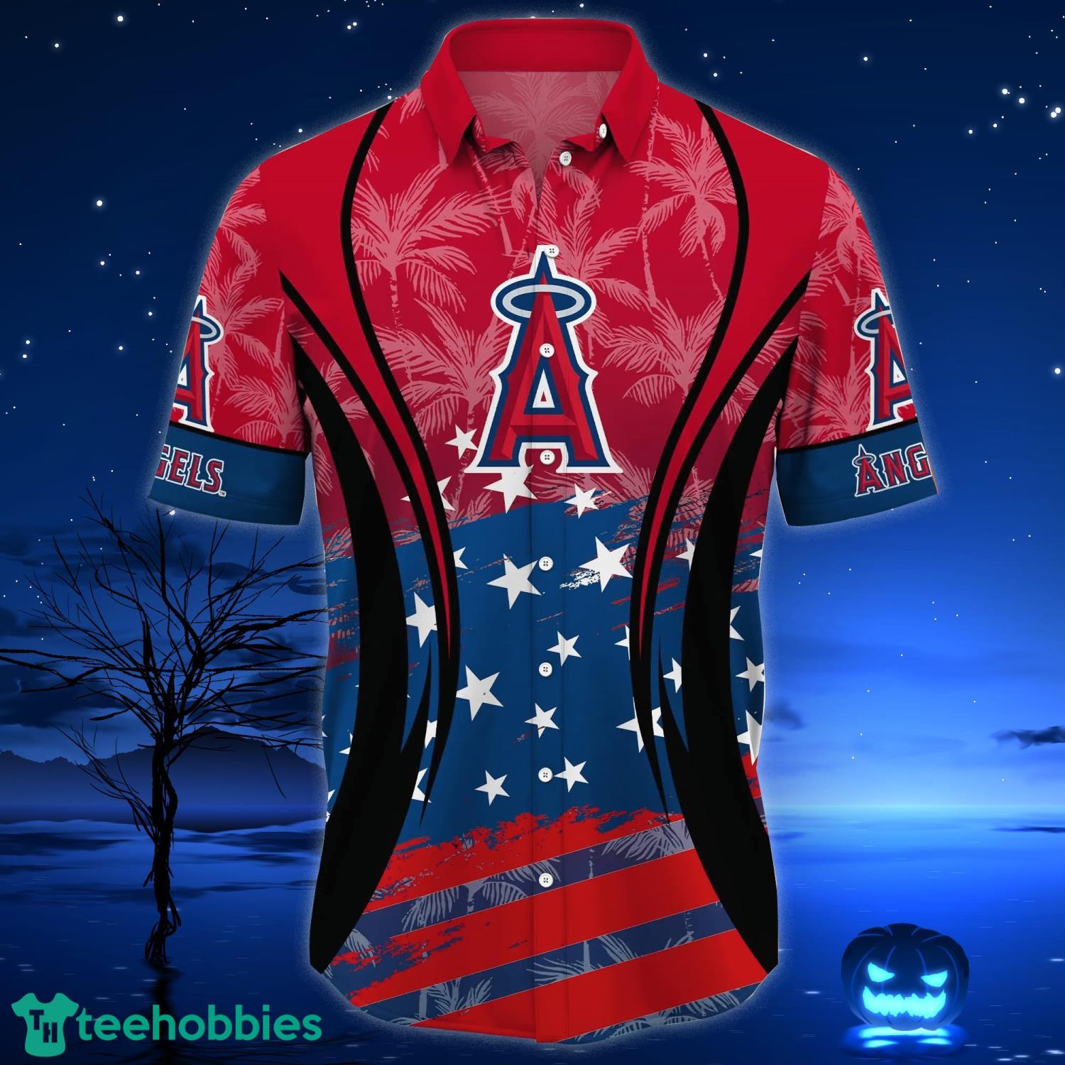 Los Angeles Angels MLB Hawaiian Shirt Star Pattern Best Trend