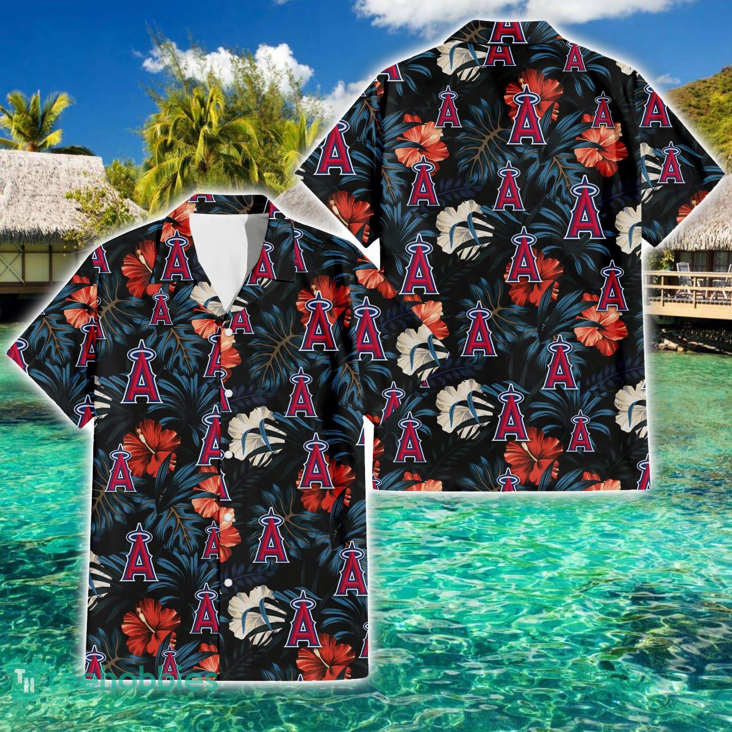 Los Angeles Angels Tropical Style Summer Gift For Fans Hawaiian Shirt Product Photo 2
