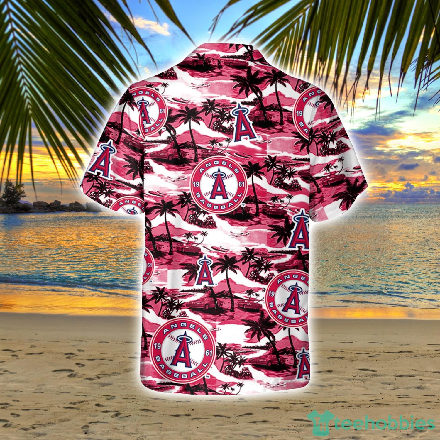 Personalized Los Angeles Angels MLB Cheap Hawaiian Shirt For Men Women - T- shirts Low Price