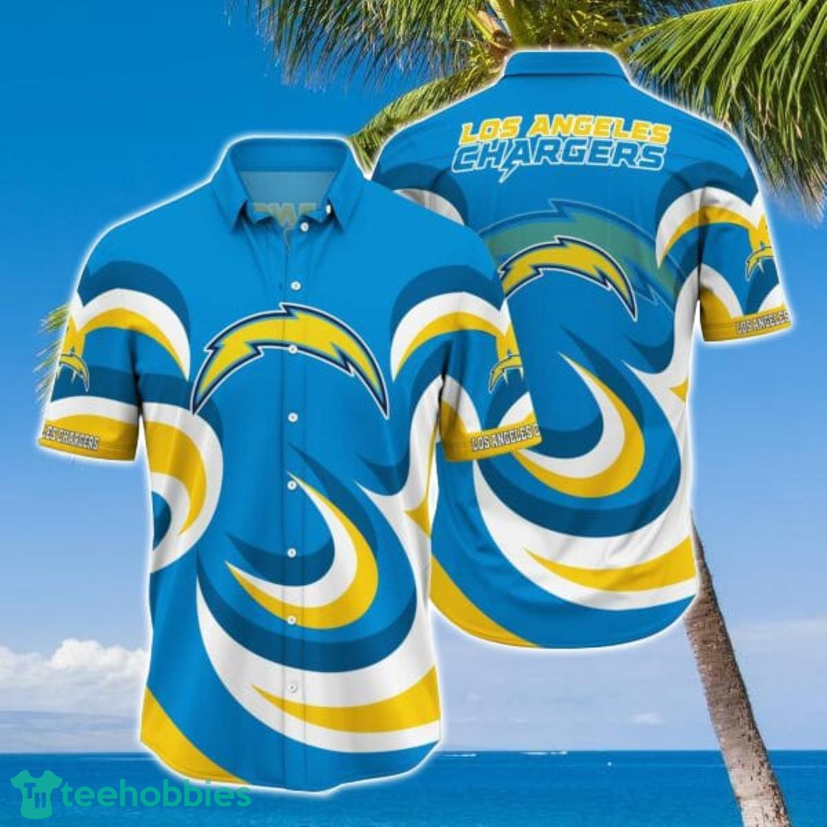 Los Angeles Chargers NFL Hawaiian Shirt Short Sleeve Big Logo