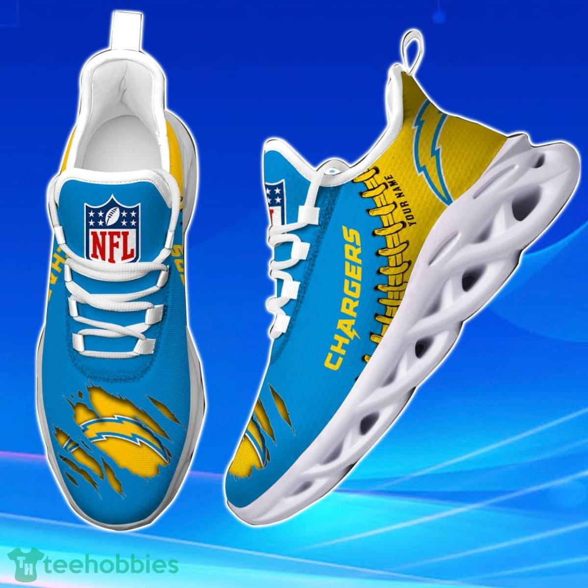 Los Angeles Chargers Personalized NFL Max Soul Shoes Style Gift Fans Product Photo 2