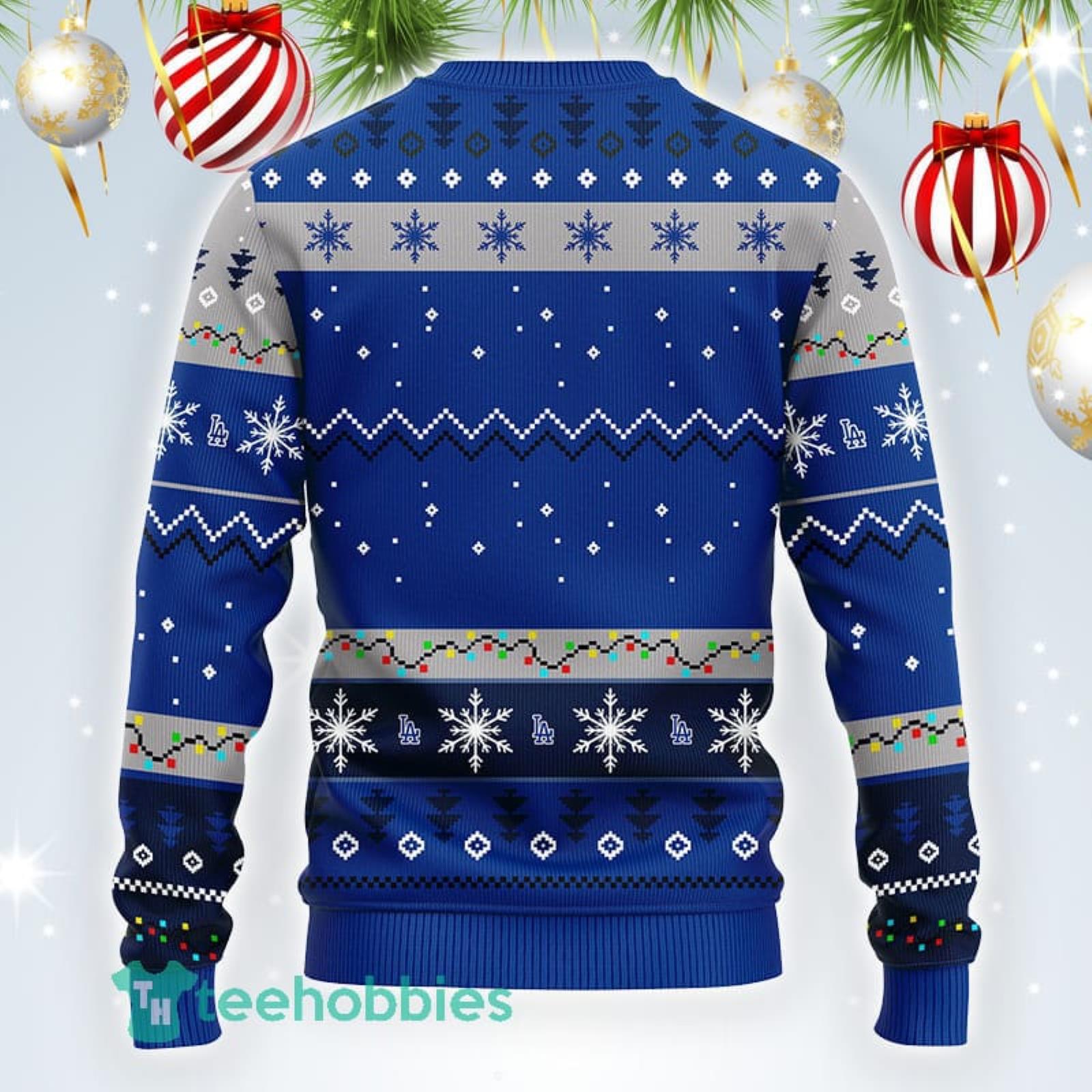 Los Angeles Dodgers Christmas Jumper Graphic Crew Sweatshirt - Mens