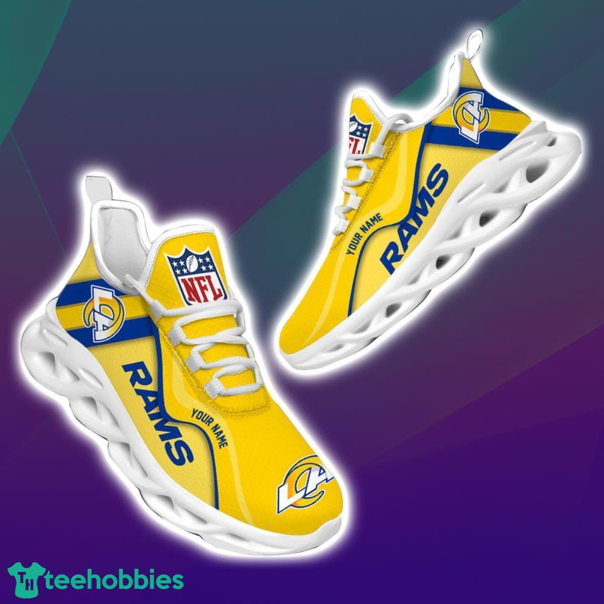 Los Angeles Rams NFL Custom Name Unique Max Soul Shoes Gift For