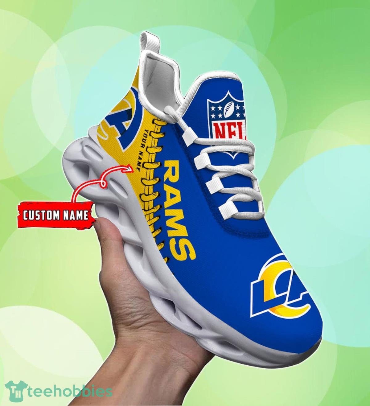 Los Angeles Rams-Personalized Max Soul Shoes Impressive Gift For Men And Women Fans Product Photo 1