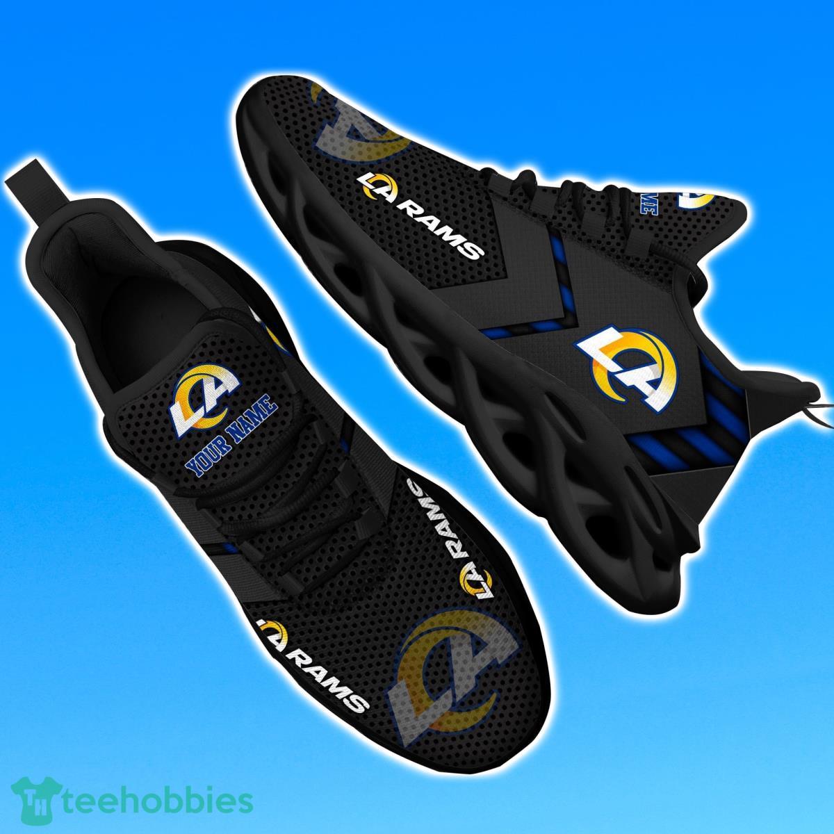 Los Angeles Rams Personalized Name Clunky Sneakers Special Gifts For Fans Product Photo 1
