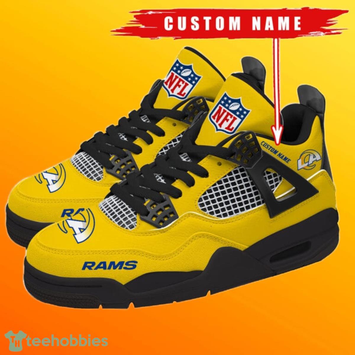 Los Angeles Rams Custom Air Jordan 4 - Reallgraphics