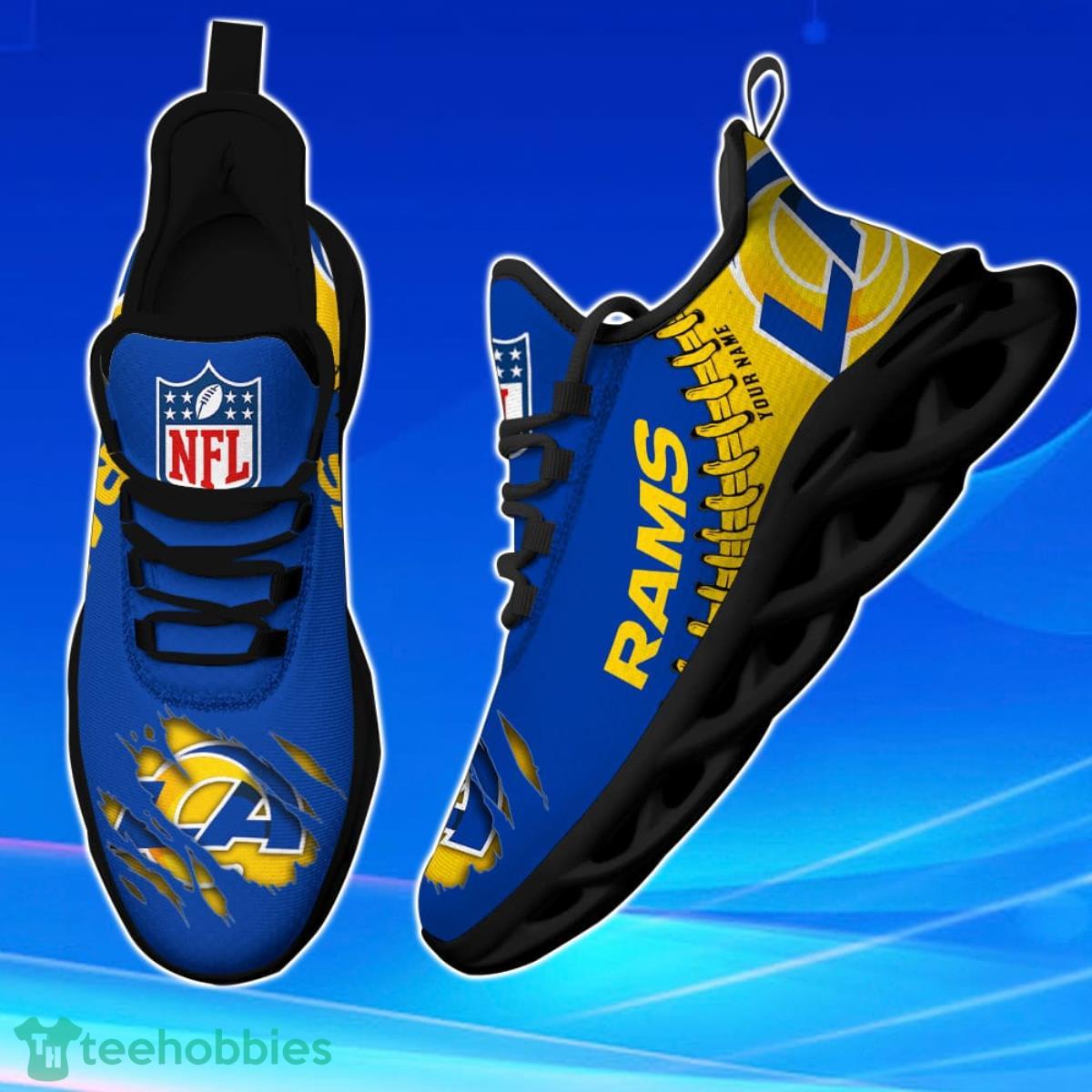 Los Angeles Rams Personalized NFL Max Soul Shoes Style Gift Fans Product Photo 2